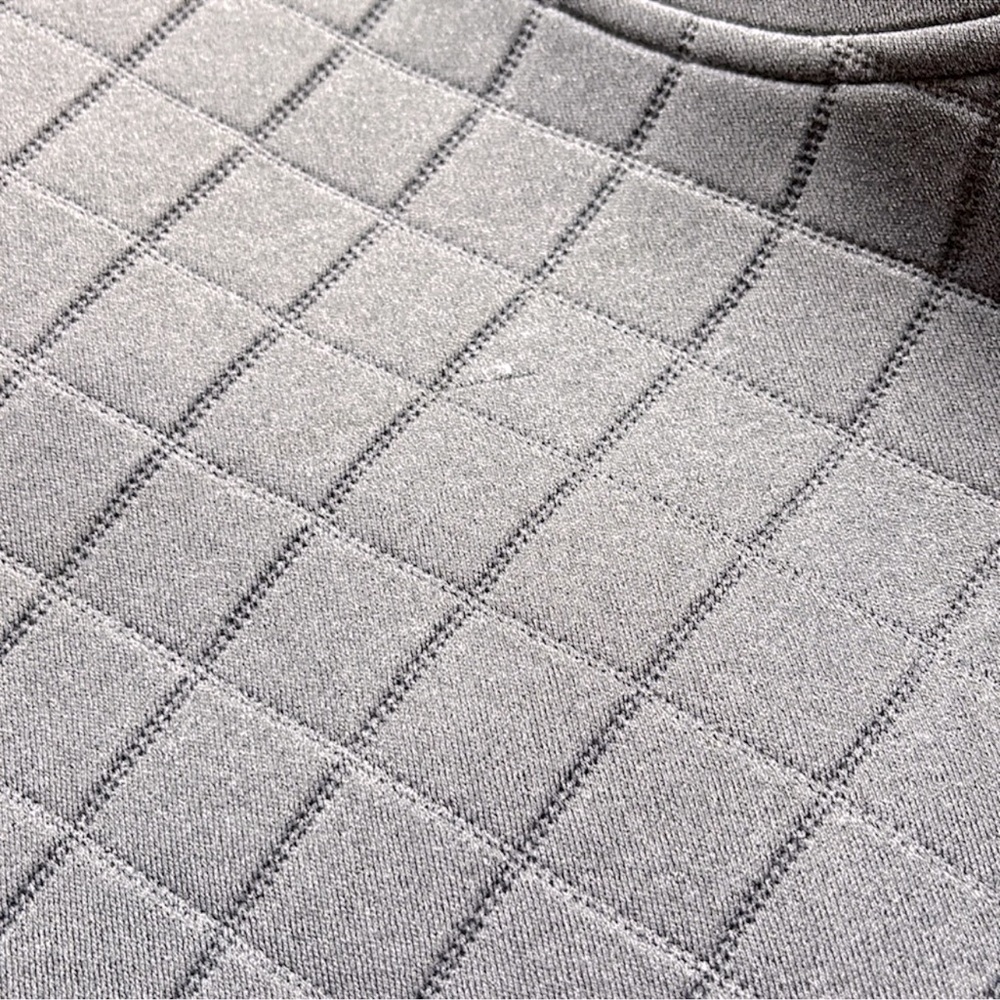 Athleta Patterned Gray Bomber Jacket Sz Small - image 7